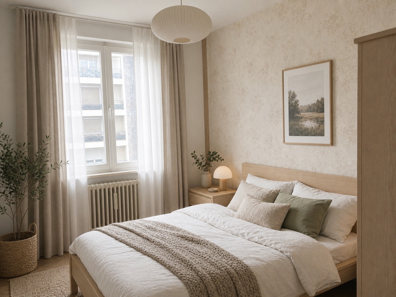 Bedroom redesigned by Roomvana